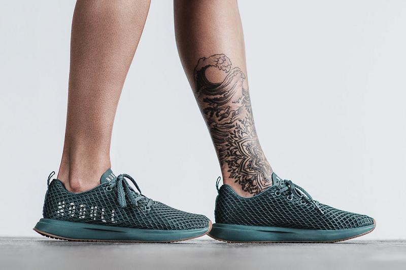 Women's Nobull Deep Teal Mesh Running Shoes Deep / Turquoise | SG D2714F
